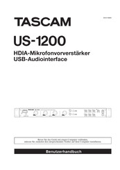 Tascam US-1200 Benutzerhandbuch