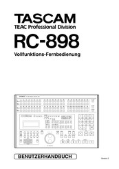 Tascam RC-898 Benutzerhandbuch