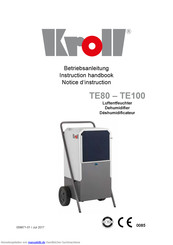 Kroll te100 Betriebsanleitung