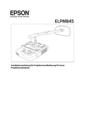 Epson ELPMB45 Installationsanleitung