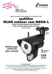 Stobo multifon WLAN outdoor cam M8GB-L Bedienungsanleitung