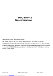 Daewoo DWD-FD1442 Bedienungsanleitung