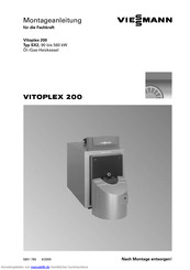 Viessmann VITOPLEX 200 SX2 Serie Montageanleitung