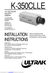 Ultrak K-350CLLE Installationsanleitung