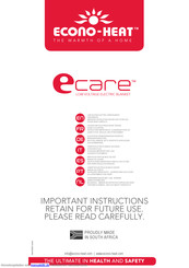 Econo-Heat Ecare Bedienungsanleitung