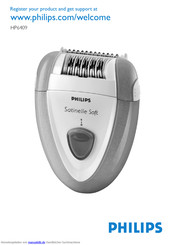 Philips Satinelle Soft HP6409 Bedienungsanleitung