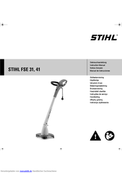 Stihl FSE 31 Gebrauchsanleitung