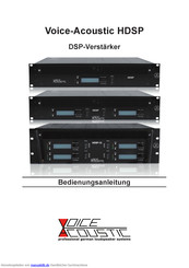Voice Acoustic HDSP-6D Bedienungsanleitung