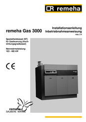 Remeha Gas 3000 Installationsanleitung