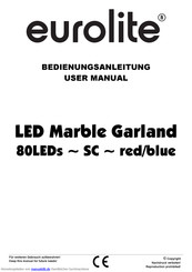 EuroLite LED Marble Garland Bedienungsanleitung