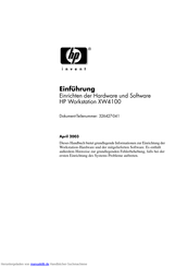 HP Workstation XW4100 Bedienungsanleitung