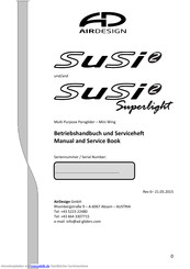 Airdesign Susi 2 Superlight Betriebshandbuch Und Serviceheft