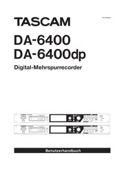 Tascam DA-6400dp Benutzerhandbuch