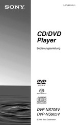 Sony DVP-NS905V Bedienungsanleitung