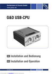 G&D USB-CPU Handbuch