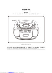 THOMSON RK200CD Bedienungsanleitung