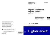 Sony cyber-shot dsc-hx1 Gebrauchsanleitung