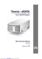 Taurus eSATA Benutzerhandbuch