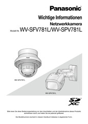 Panasonic WV-SPV781L Bedienungsanleitung