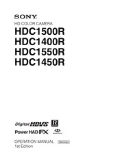 Sony HDC1450R Bedienungsanleitung