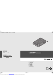 Bosch GAL 1830 W Professional Originalbetriebsanleitung