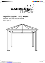 Garden Place Figaro Aufbau- Und Gebrauchsanleitung
