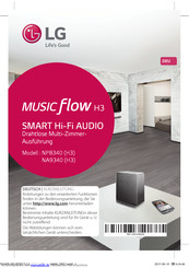 LG Music Flow H3 NP8340 Kurzanleitung