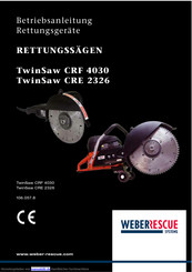 Weber Rescue Systems TwinSaw CRE 2326 Betriebsanleitung