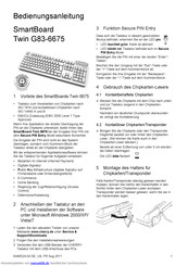 Cherry SmartBoard Twin G83-6675 Bedienungsanleitung