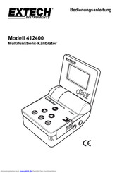 Extech Instruments 412400 Bedienungsanleitung