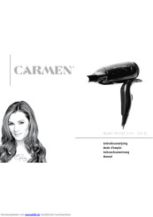 Carmen Travel Compact 1200 Gebrauchsanweisung