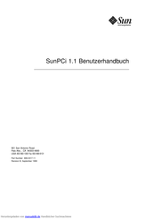 Sun Microsystems SunPCi 1.1 Benutzerhandbuch