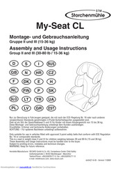 Storchenmuhe My-Seat CL Gebrauchsanleitung