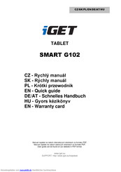 Iget SMART G102 Schnelles Handbuch