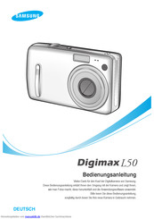 Samsung Digimax L50 Bedienungsanleitung