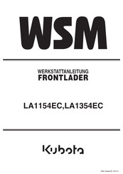 Kubota WSM LA1154EC Werkstatt-Handbuch