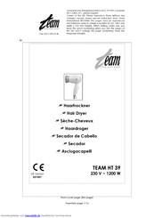 Team HT 39 Gebrauchsanleitung