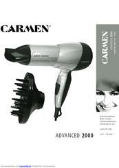 Carmen ADVANCED 2000 HD 2000 Gebrauchsanweisung