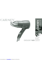 Carmen EXCELLENT 1600 HD 1600 Gebrauchsanweisung