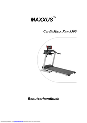 Maxxus CardioMaxx Run 3500 Benutzerhandbuch