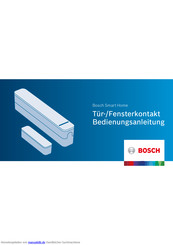 Bosch Tür-/Fensterkontakt Bedienungsanleitung