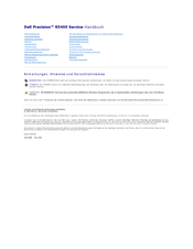 Dell Precision R5400 Handbuch