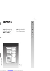 Siemens v Gebrauchsanleitung