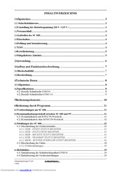 Grundig SC 600 Handbuch