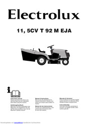 Electrolux 11, 5CV T 92 M EJA Handbuch