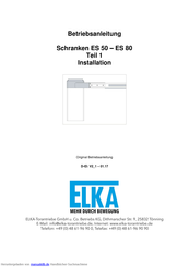 Elka ES 50 Betriebsanleitung