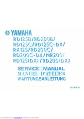 Yamaha RD20ÖC-DX Servicehandbuch