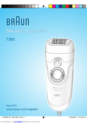 Braun Silk Epil Xpressive 7380 Gebrauchsanweisung