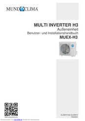 MUND CLIMA MUEX-H3 Benutzerhandbuch