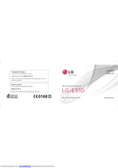 LG LG-E510 Benutzerhandbuch